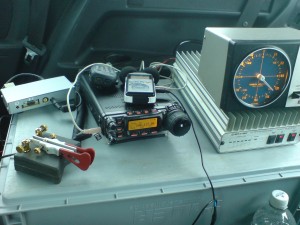 Paddle, keyer interface, FT857, audio recorder, HL-200, rotator control